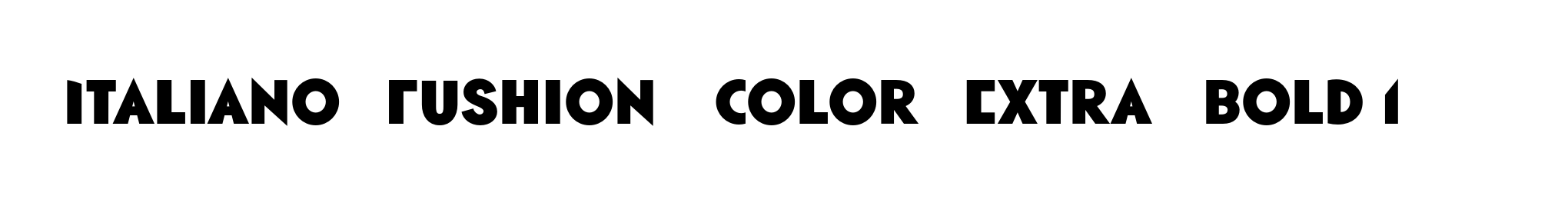 Italiano Fushion Color Extra Bold 1 image